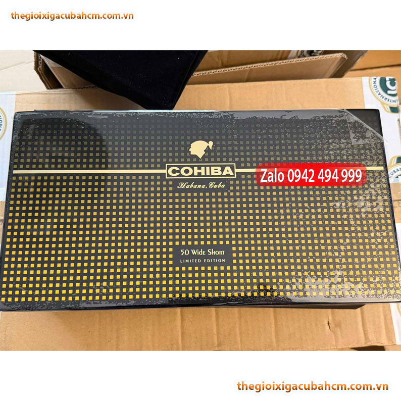 Xì Gà Cohiba Wide Short 50 Limited Edition- Hộp 50 điếu, Cohiba Wide Short Limited Edition 50 – Xì Gà Cuba Giới Hạn Cao Cấp thumb