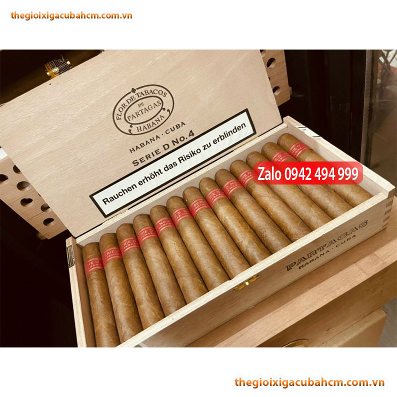 Xì Gà Partagas D no4 hộp 10 điếu thumb