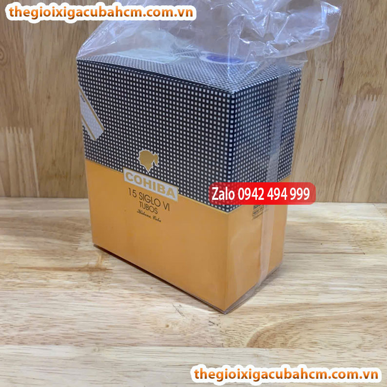 XÌ GÀ COHIBA Siglo VI, XÌ GÀ COHIBA SIGLO VI HỘP 3 ĐIẾU, COHIBA SIGLO VI 15 ĐIẾU thumb