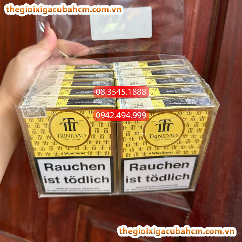 Xì Gà Trinidad Wide Short, Xì Gà Trinidad Wide Short – Hộp 6 điếu, Size Wide Short , Xì Gà Trinidad Wide Short, Trinidad Wide Short Cuba, Xì Gà Trinidad 6 điếu thumb