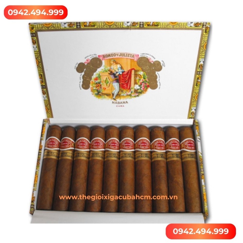 Xì gà Romeo Y Julieta Churchills hộp 10 điếu