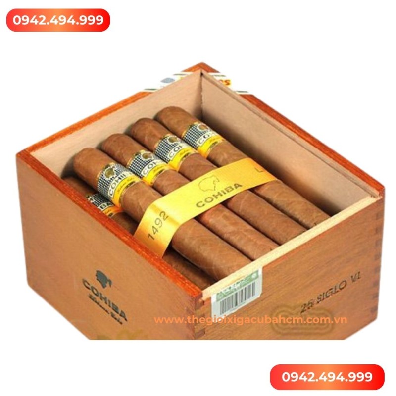 XÌ GÀ COHIBA Siglo 6 (Cohiba Siglo VI) Hộp 25 điếu thumb