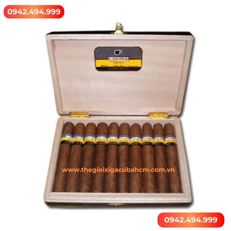 XÌ GÀ COHIBA Maduro 5 Genios hộp 10 điếu thumb