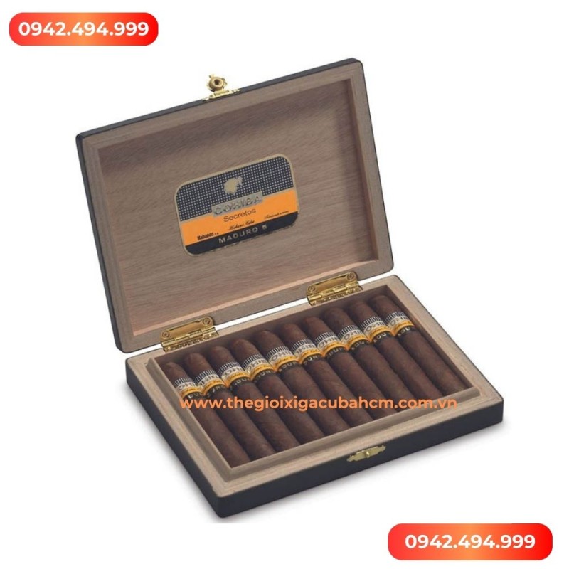 XÌ GÀ COHIBA   Maduro 5 Secretos hộp 10 điếu thumb