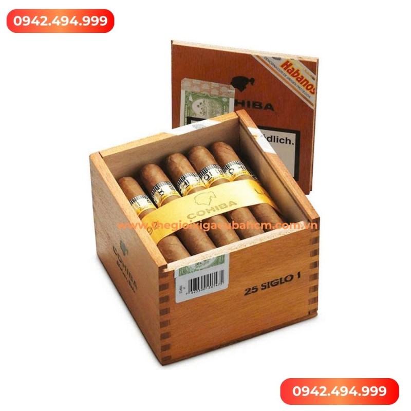 XÌ GÀ COHIBA  Siglo I hộp 25 điếu