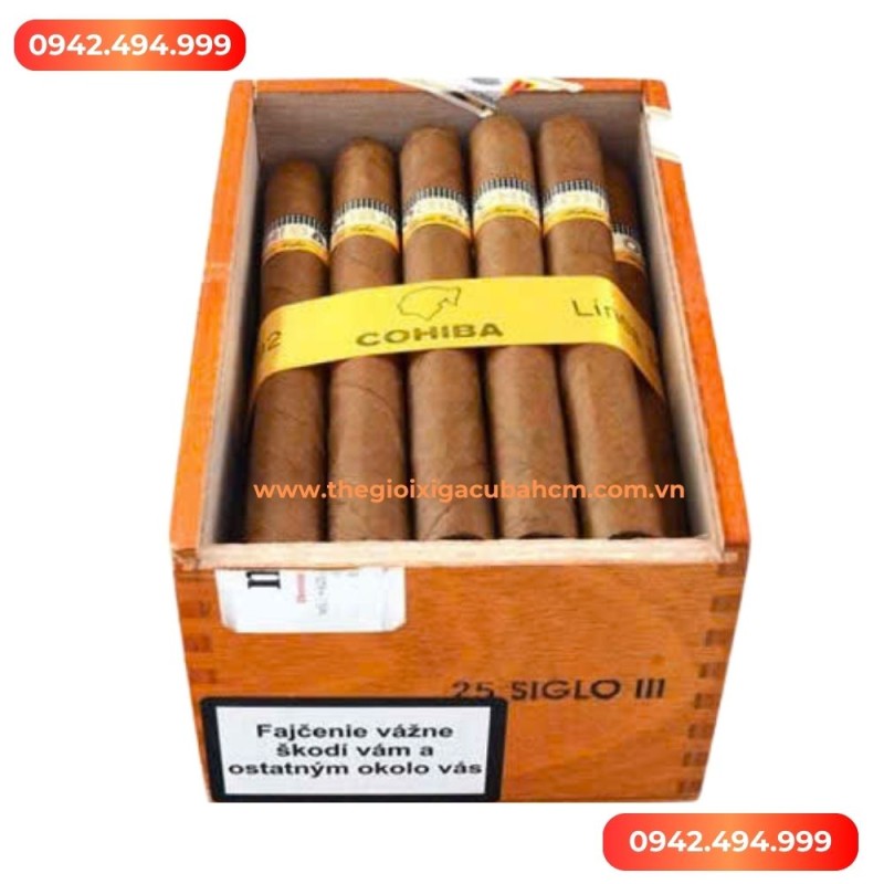 XÌ GÀ COHIBA Siglo III hộp 25 điếu thumb