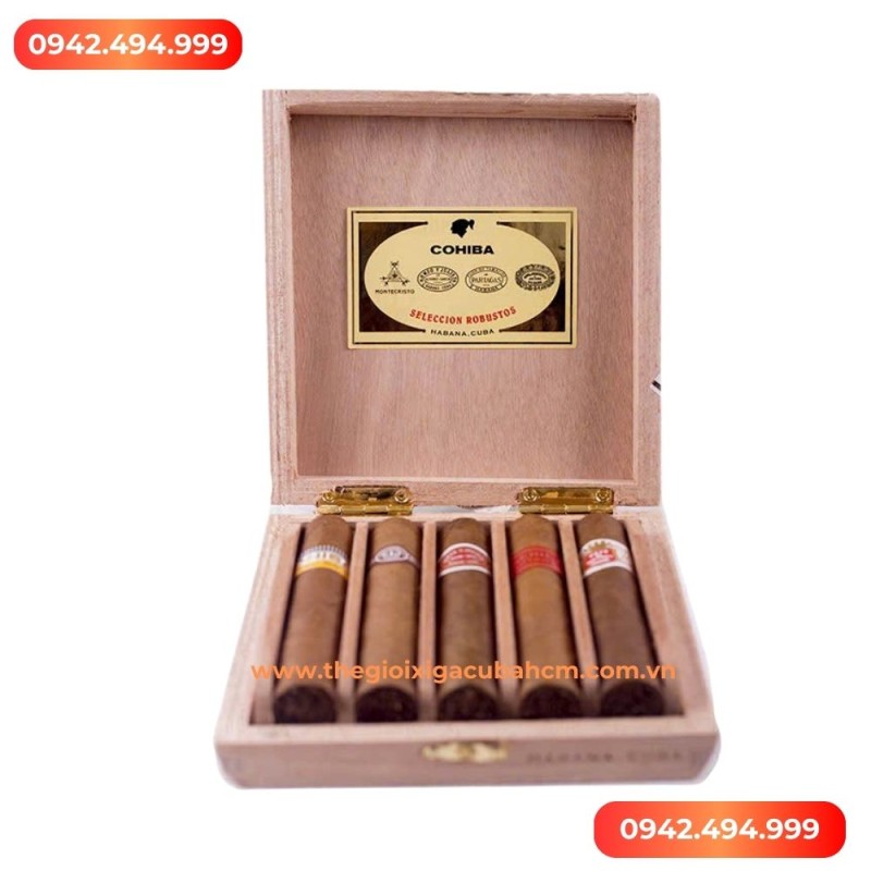 XÌ GÀ COHIBA Seleccion Robustos 5 Cigars