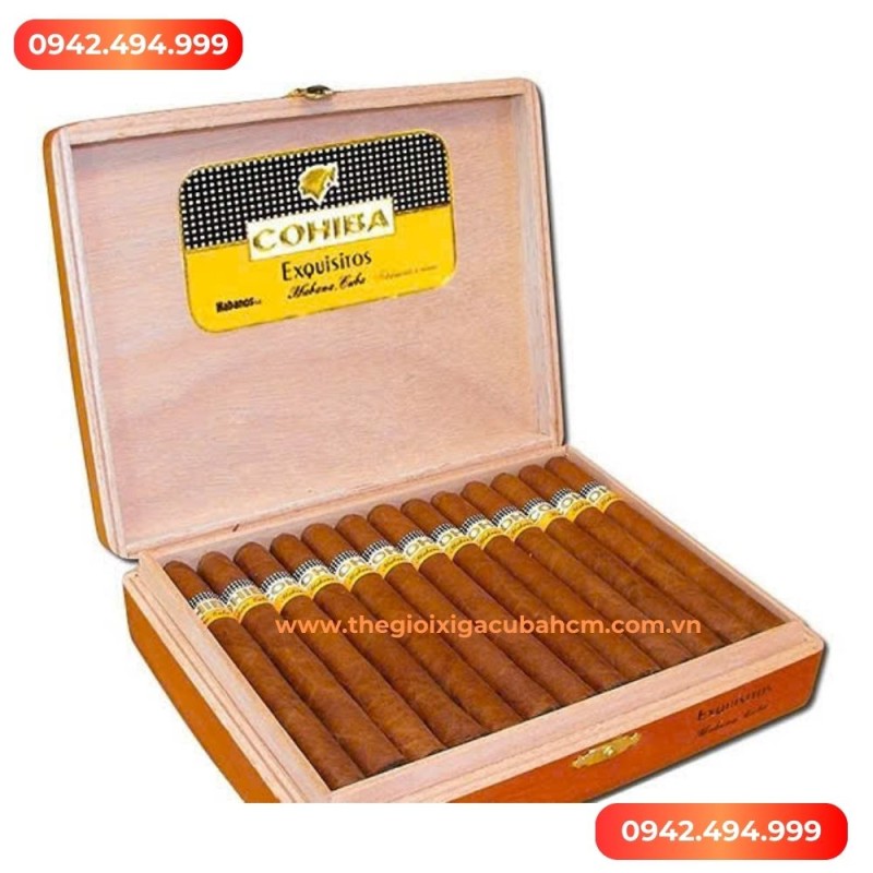 XÌ GÀ COHIBA EXQUISITOS HỘP 25 ĐIẾU