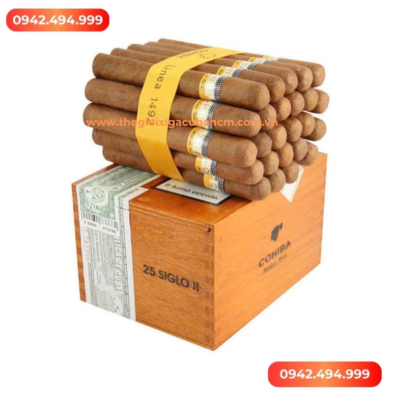 XÌ GÀ COHIBA  Siglo II hộp 25 điếu