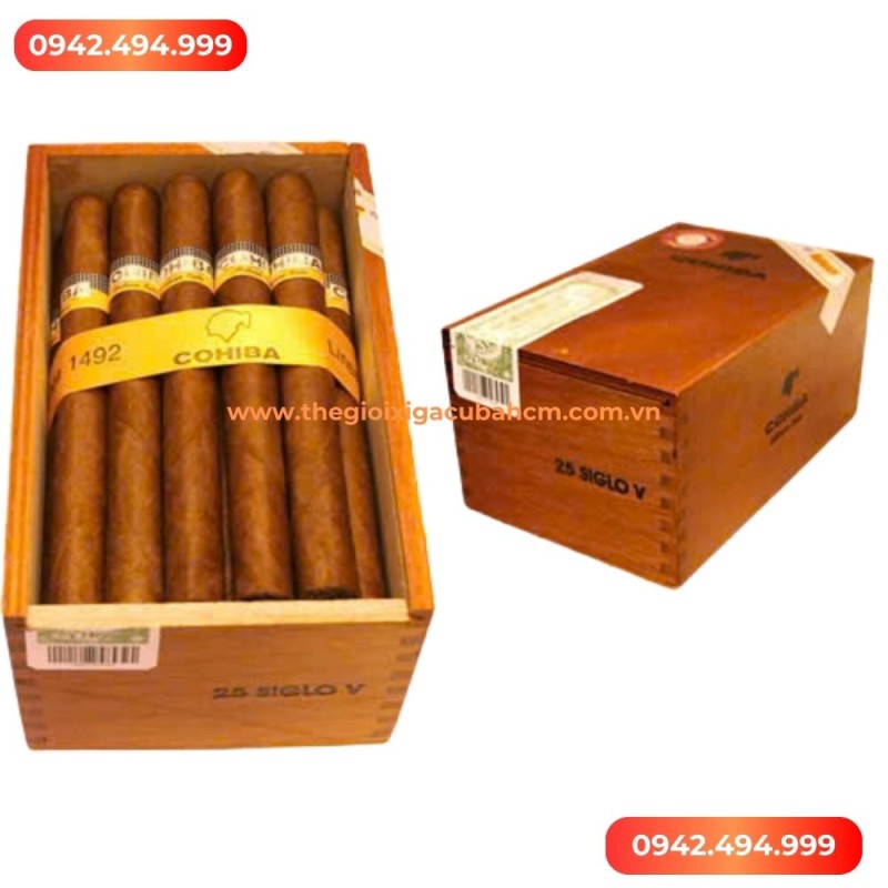 XÌ GÀ COHIBA Siglo V hộp 25 điếu