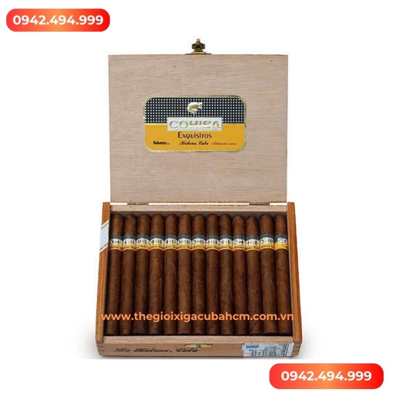 XÌ GÀ COHIBA EXQUISITOS HỘP 25 ĐIẾU thumb