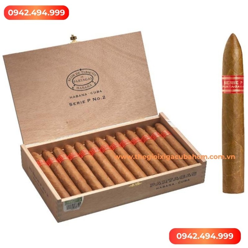 Xì gà Partagas P No 2 hộp 25 điếu