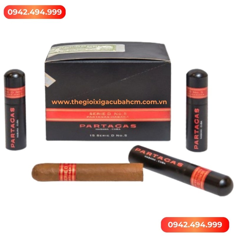 Xì GÀ PARTAGAS SERIE D No.5 Tubos thumb