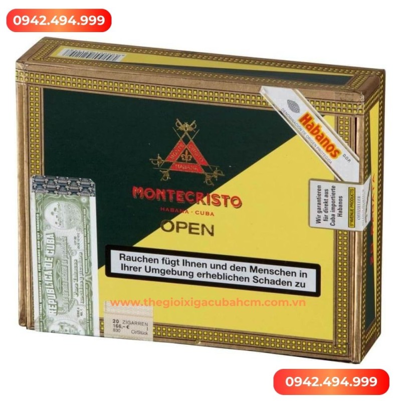 Xì gà Montecristo Open Regata hộp 20 điếu thumb