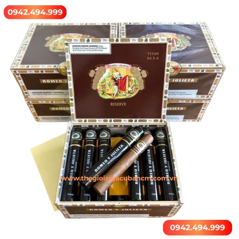 XÌ GÀ ROMEO Y JULIETA RESERVA TITAN thumb