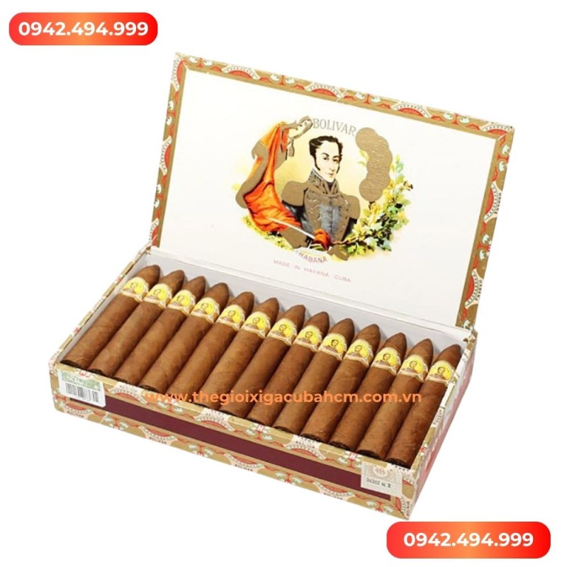 XÌ GÀ BOLIVAR ROYAL CORONAS HỘP 25 ĐIẾU thumb