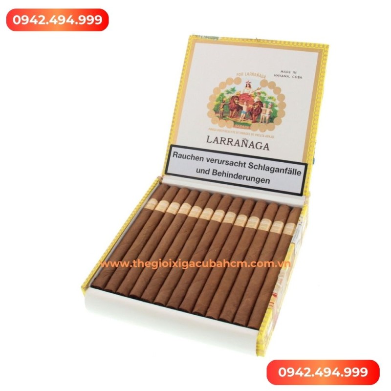 XÌ GÀ POR LARRANAGA MONTECARLO HỘP 25 ĐIẾU thumb