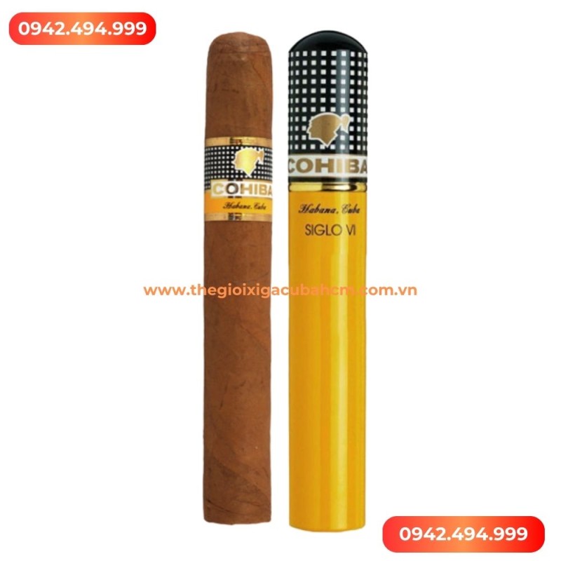 XÌ GÀ COHIBA Siglo 6 Tubos hộp 15 điếu thumb