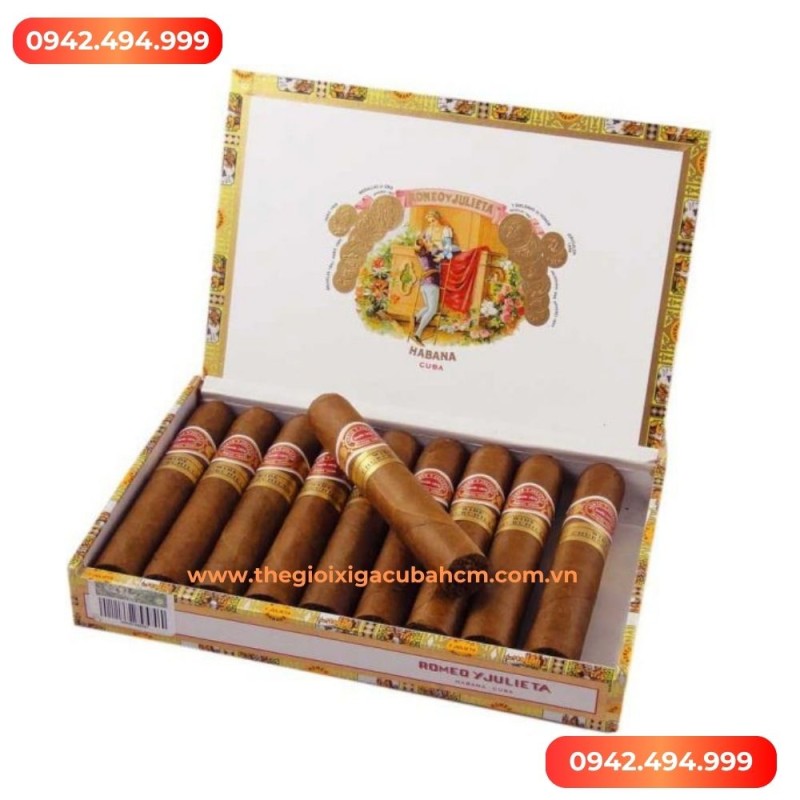 Xì gà Romeo Y Julieta Wide Churchills hộp 10 điếu