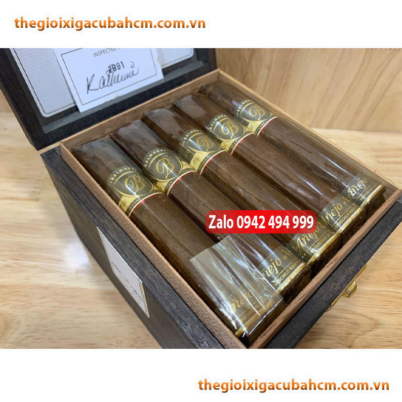 XÌ GÀ BALMORAL ROTHSCHILD MASIVO 20 ĐIẾU HỘP GỖ thumb