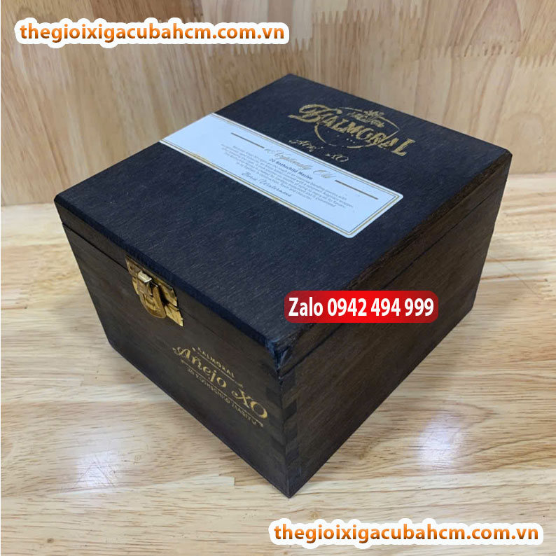 XÌ GÀ BALMORAL ROTHSCHILD MASIVO 20 ĐIẾU HỘP GỖ thumb