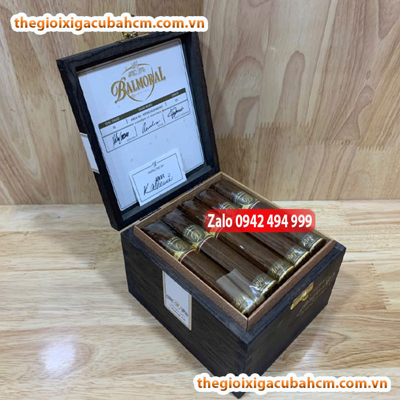 XÌ GÀ BALMORAL ROTHSCHILD MASIVO 20 ĐIẾU HỘP GỖ thumb