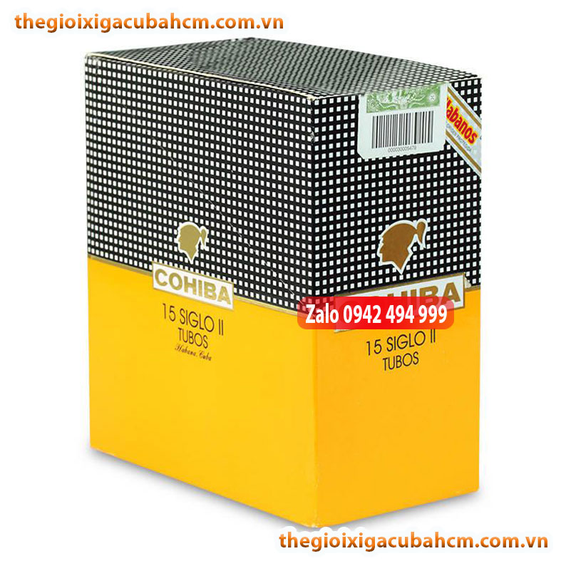 XÌ GÀ COHIBA SIGLO II HỘP 15 ĐIẾU, XÌ GÀ COHIBA SIGLO II HỘP 3 ĐIẾU thumb