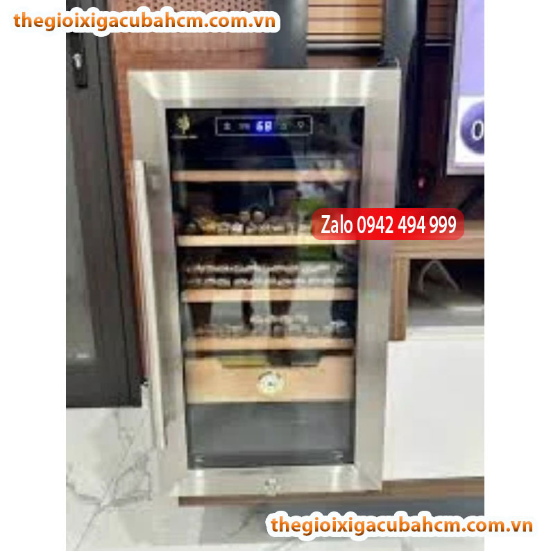GOLDEN FIRE H734 – TỦ BẢO QUẢN XÌ GÀ CAO CẤP, CÔNG NGHỆ KIỂM SOÁT ẨM CHUẨN CHUYÊN NGHIỆP