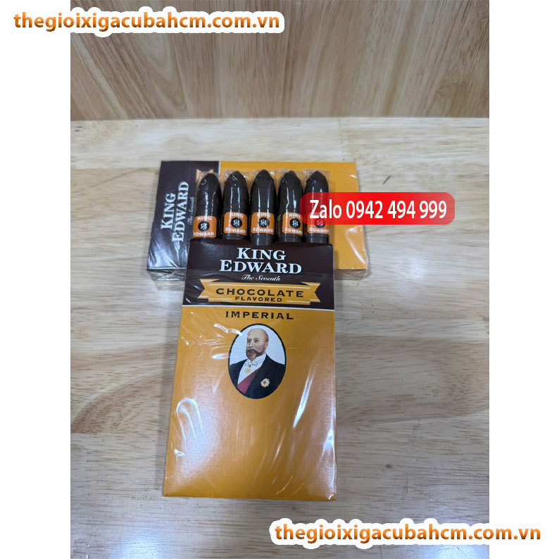 KING EDWARD CHOCOLATE IMPERIAL – XÌ GÀ MINI HƯƠNG SÔCÔLA NGỌT NGÀO thumb