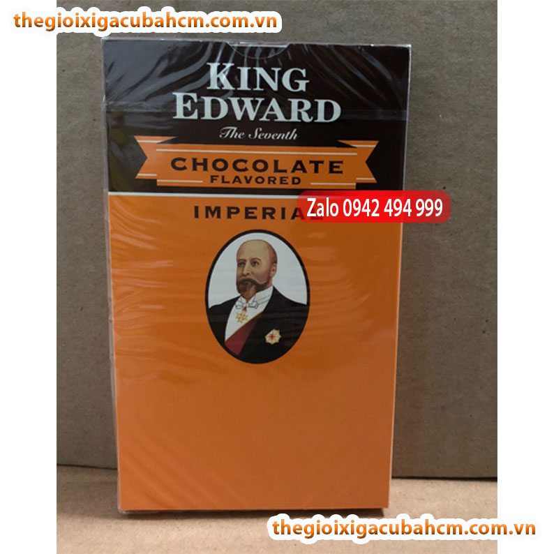 KING EDWARD CHOCOLATE IMPERIAL – XÌ GÀ MINI HƯƠNG SÔCÔLA NGỌT NGÀO thumb