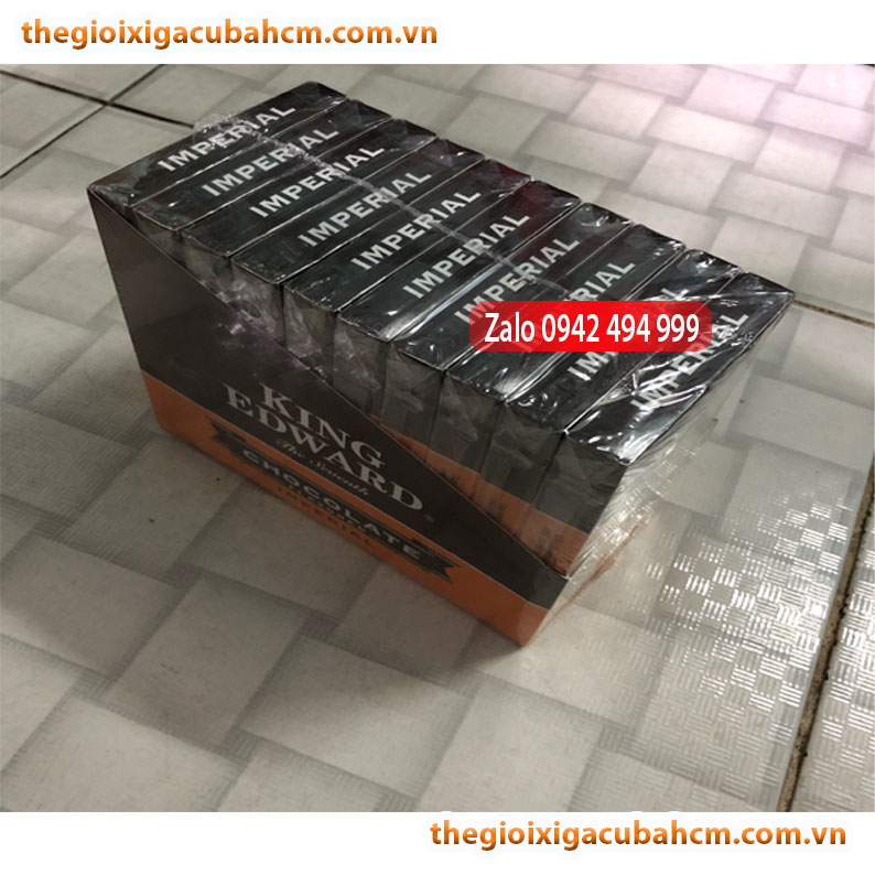 KING EDWARD CHOCOLATE IMPERIAL – XÌ GÀ MINI HƯƠNG SÔCÔLA NGỌT NGÀO thumb