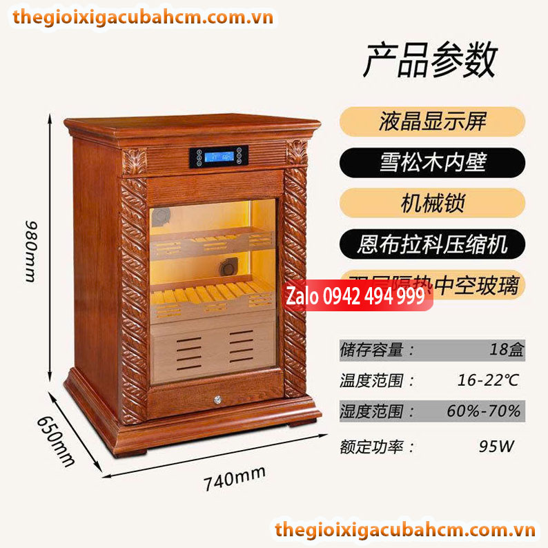 TỦ BẢO QUẢN XÌ GÀ CAO CẤP 500 ĐIẾU -1000 ĐIẾU