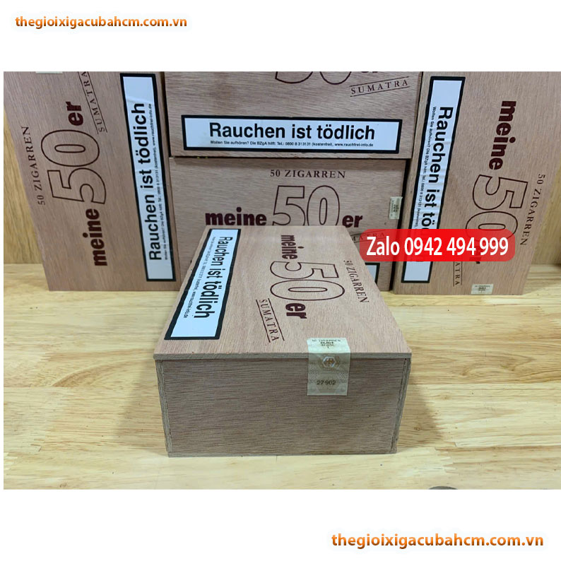 Xì Gà Meine 50er Sumatra Nội Địa Đức – Hộp 50 Điếu, Phong Cách Xì Gà Đức Cổ Điển thumb