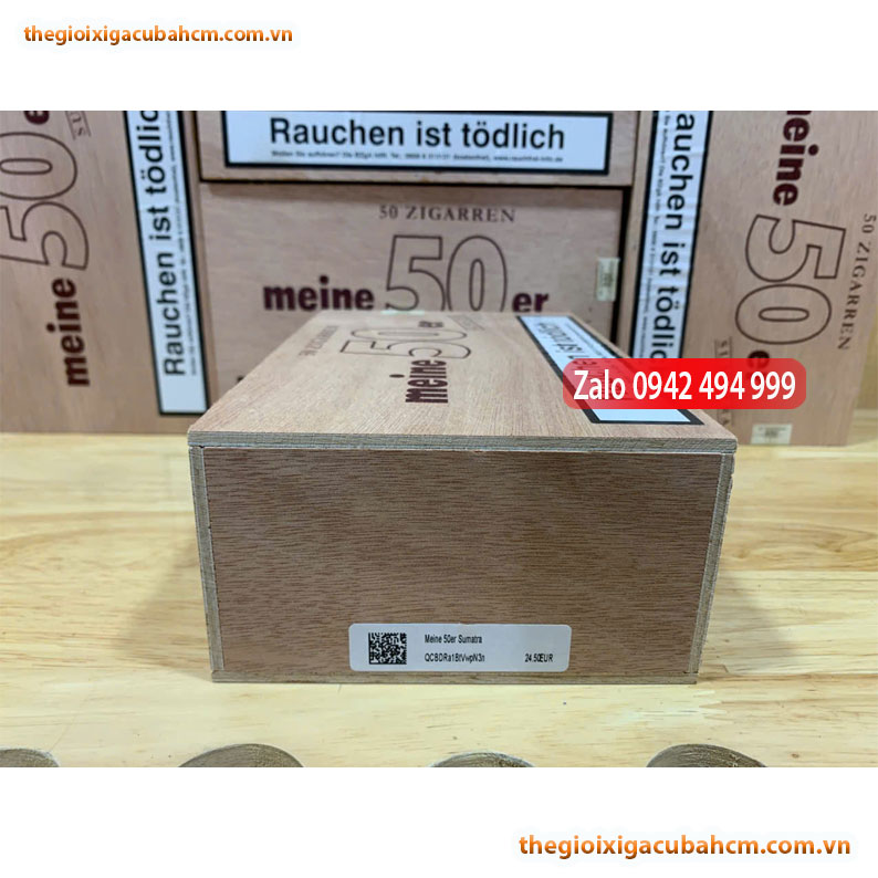 Xì Gà Meine 50er Sumatra Nội Địa Đức – Hộp 50 Điếu, Phong Cách Xì Gà Đức Cổ Điển thumb