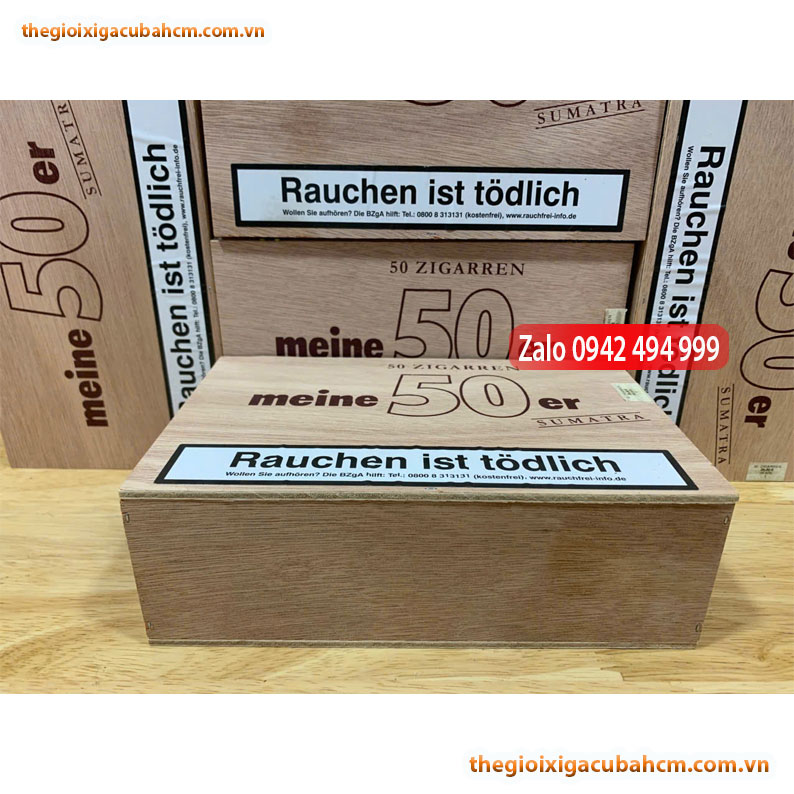 Xì Gà Meine 50er Sumatra Nội Địa Đức – Hộp 50 Điếu, Phong Cách Xì Gà Đức Cổ Điển thumb