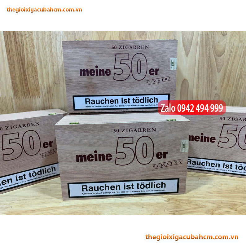 Xì Gà Meine 50er Sumatra Nội Địa Đức – Hộp 50 Điếu, Phong Cách Xì Gà Đức Cổ Điển thumb