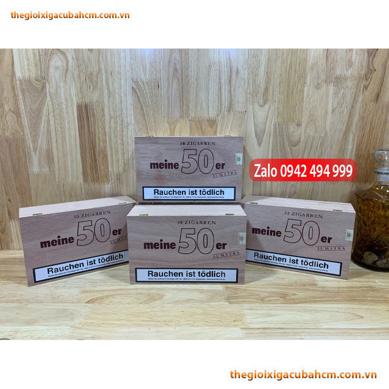 Xì Gà Meine 50er Sumatra Nội Địa Đức – Hộp 50 Điếu, Phong Cách Xì Gà Đức Cổ Điển thumb