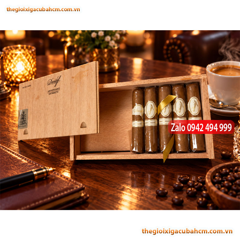 Xì gà Davidoff Aniversario Entriacto Hộp 20 Điếu Chính Hãng