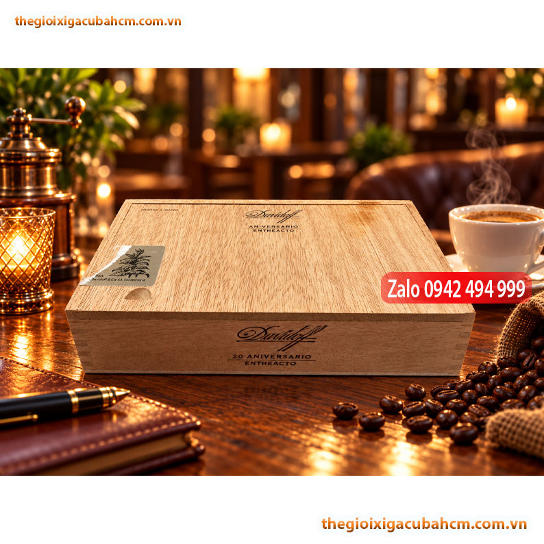 Xì gà Davidoff Aniversario Entriacto Hộp 20 Điếu Chính Hãng thumb