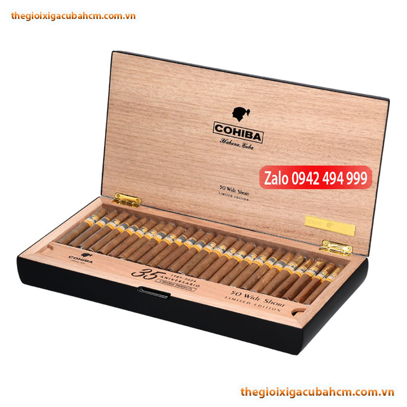 Xì Gà Cohiba Wide Short 50 Limited Edition- Hộp 50 điếu, Cohiba Wide Short Limited Edition 50 – Xì Gà Cuba Giới Hạn Cao Cấp