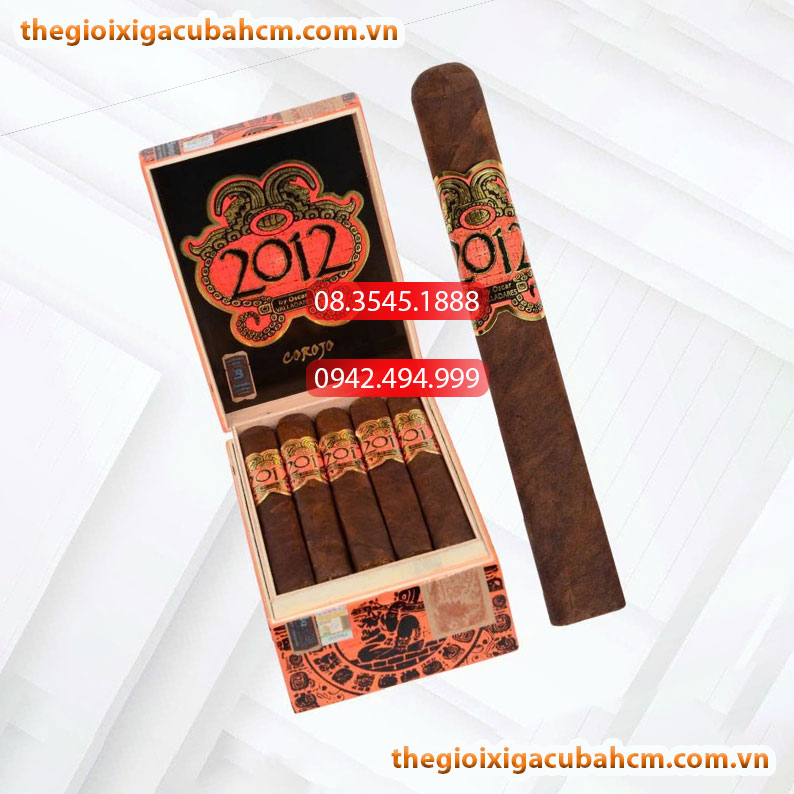 Xì Gà Leaf by Oscar Hộp Gỗ Corojo 20's ring 6 x 60, Xì Gà Oscar Valladares – 2012 Corojo Size6x60