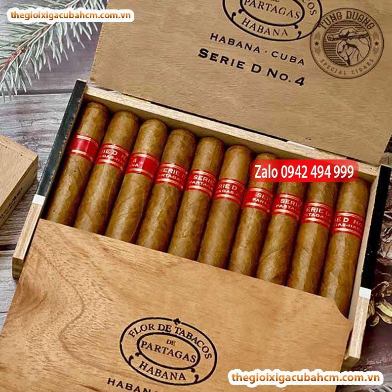 Xì Gà Partagas D no4 hộp 10 điếu