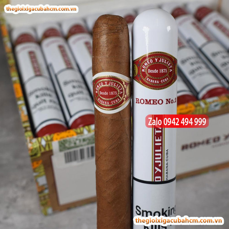 XÌ GÀ ROMEO Y JULIETA NO2 HỘP 10 ĐIẾU, ROMEO HỘP 10 ĐIẾU