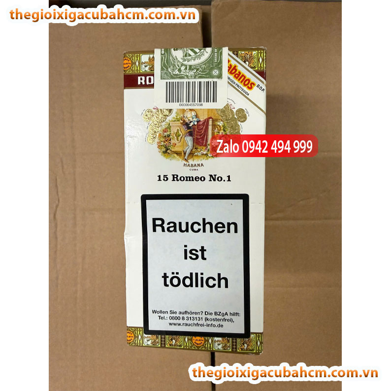 ROMEO NO.1 (ROMEO Y JULIETA NO.1) – XÌ GÀ CUBA NHẸ, DỄ HÚT, PHONG CÁCH CỔ ĐIỂN