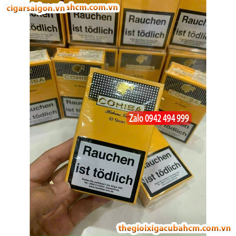 COHIBA SHORT 10 ĐIẾU HÀNG Nội Địa Đức