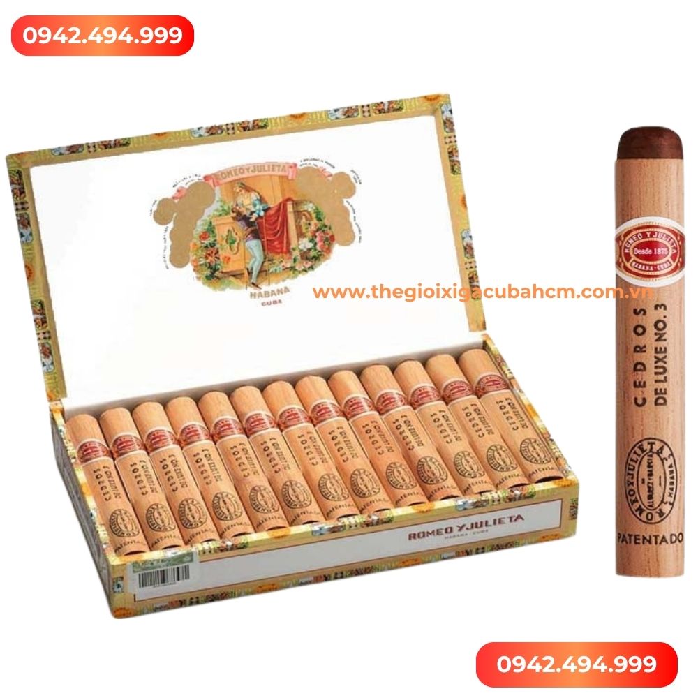 Xì gà ROMEO Y JULIETA CEDROS DE LUXE NO. 3