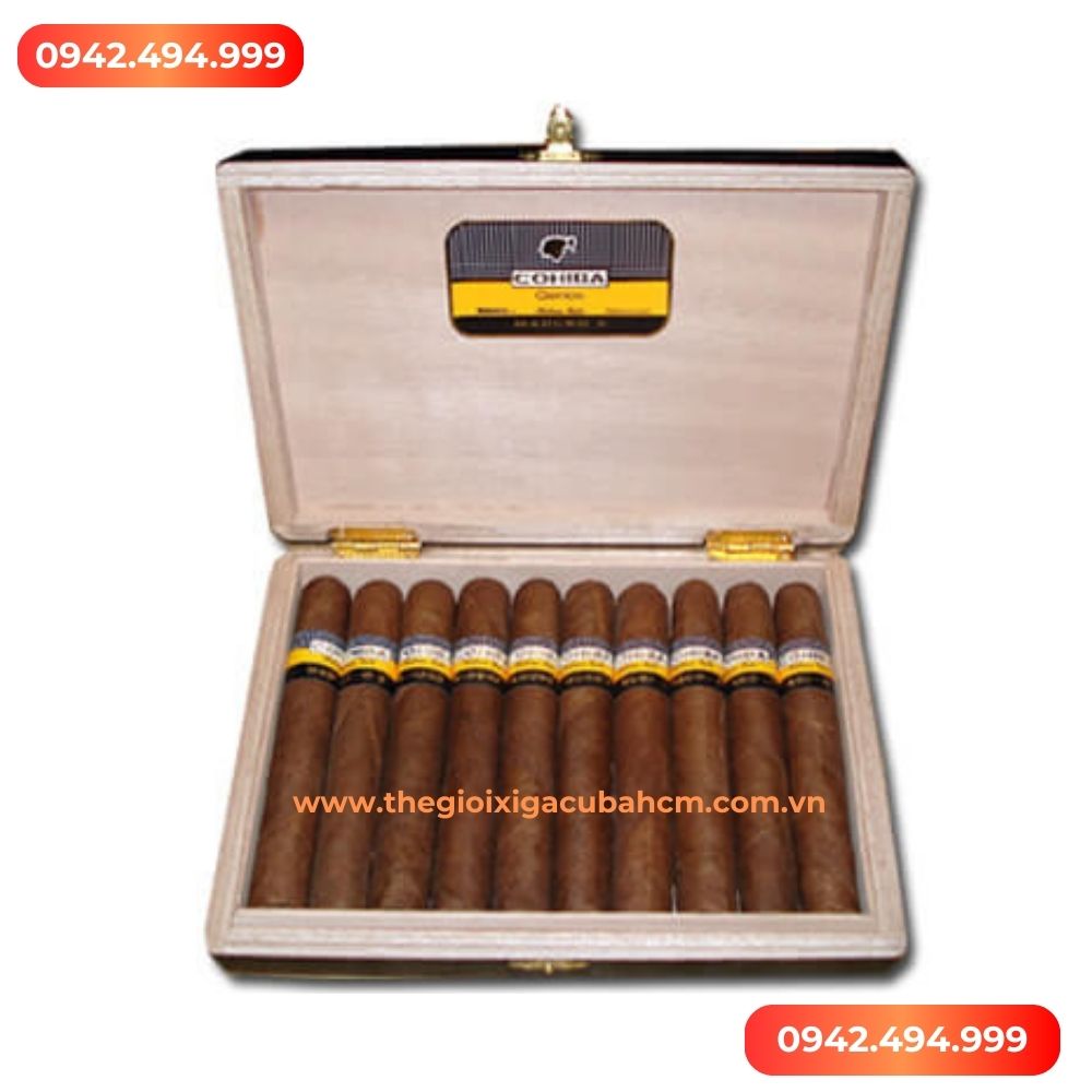 XÌ GÀ COHIBA Maduro 5 Genios hộp 10 điếu