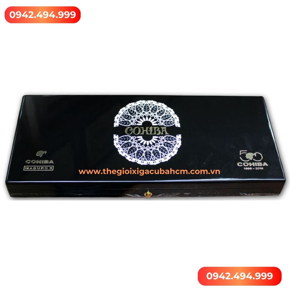 XÌ GÀ COHIBA Maduro 5 Magicos 50th Anniversary hộp 15 điếu