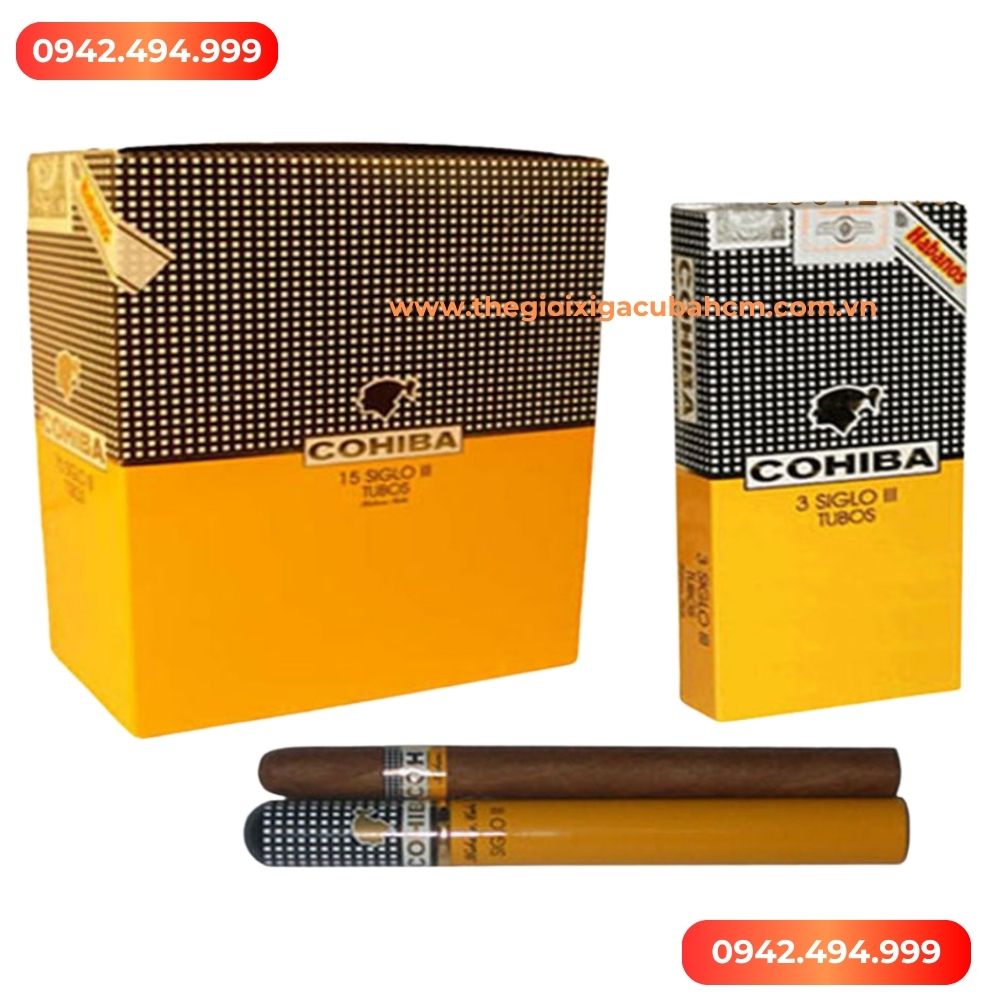 XÌ GÀ COHIBA Siglo III hộp 10 điếu