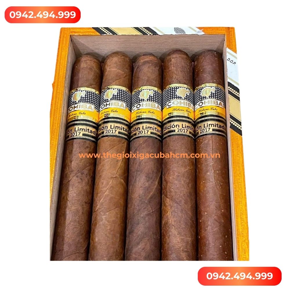 XÌ GÀ COHIBA  Talisman Edition Limitada 2017 hộp 10 điếu